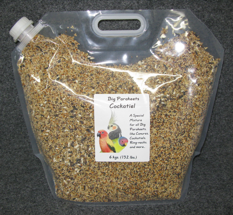 Penn Seed Big Parakeet (Cockatiel) 6 kg (13.2 lbs) Pour Spout Ba